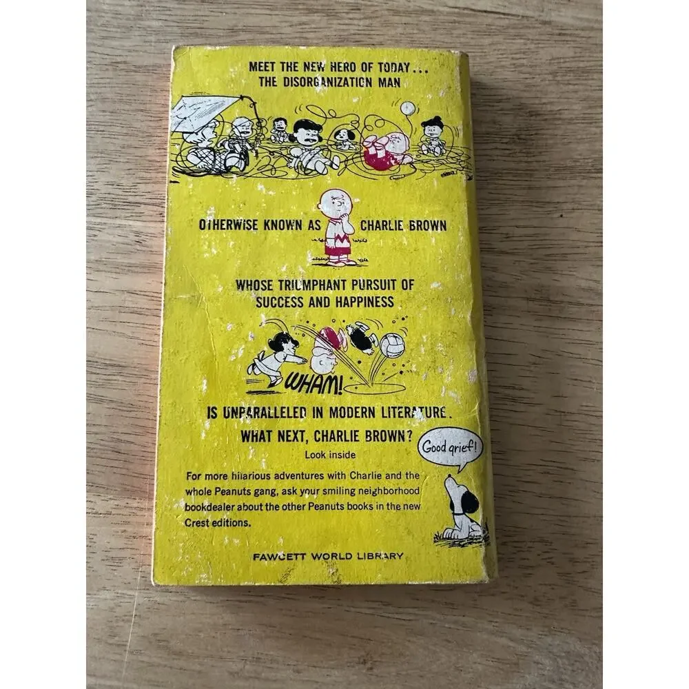 Peanuts Charlie Brown Comic/Cartoon PB Book Lot 4 1967 Charles M Schulz VTG